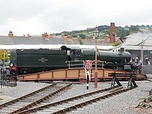 Bradley Manor on the new turntable Minehead turntable 7802.jpg