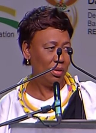 <span class="mw-page-title-main">Angie Motshekga</span> South African politician