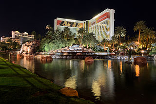 The Mirage Casino hotel in Las Vegas, Nevada