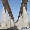 גשר הרכבת מעל עמק איילון - בקרוב הגשר הארוך ביותר בישראל