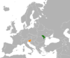 Location map for Moldova and Slovenia.