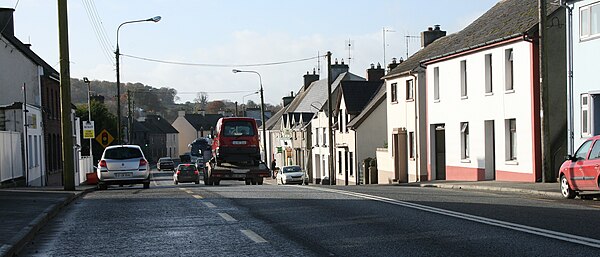 The R445 Limerick to Dublin road passes through Moneygall