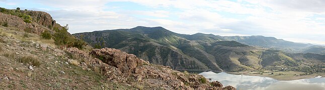 View towards the right bank of the Arda