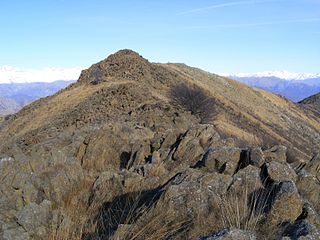 Monte Colombano Mountain in Italy