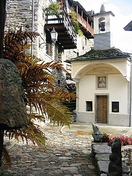 Kerk in Valeggia, gemeente Montescheno