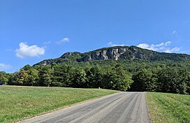 Moore's Wall, Westernmost Cliff of Moore's Knob.jpg