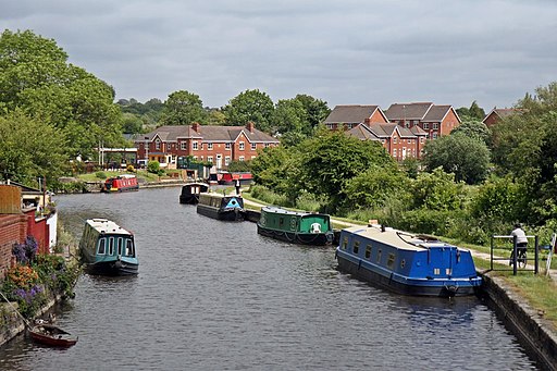 Moorings, Leeds and Liverpool Canal, Appley Bridge (geograph 4531278)