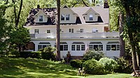 An early 1900s Arts and Crafts influenced Hapgood home located on Boulevard in Mountain Lakes