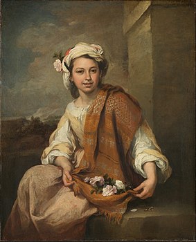 Murillo, Bartolomé Estéban - Flower Girl - Google Art Project.jpg