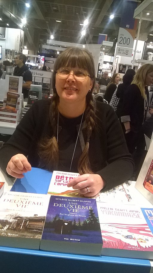 Mylène Gilbert-Dumas au salon du livre de Montréal 2017