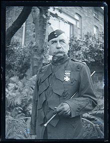 Officer of the North Somerset Yeomanry wearing a patrol jacket and forage cap, 1905 (c) Mystery man in uniform (4990971590).jpg