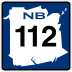 Route 112 marker