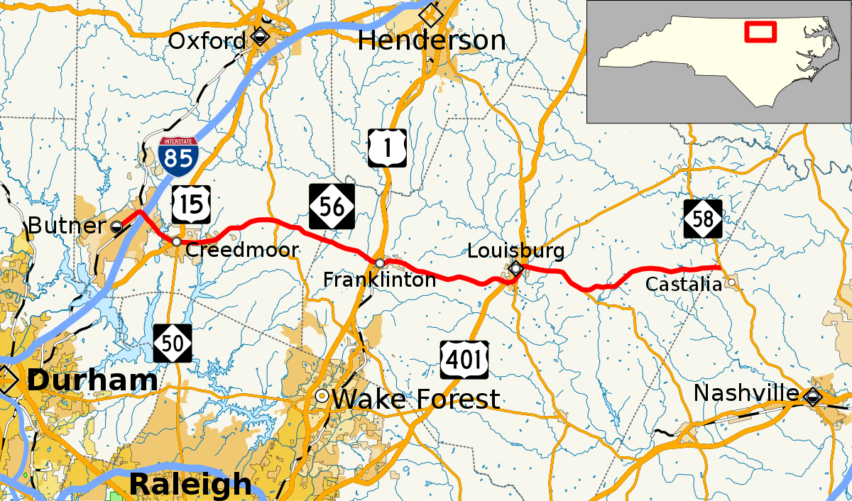 North Carolina Highway 56 Wikipedia