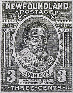 <span class="mw-page-title-main">John Guy (colonial administrator)</span> English merchant adventurer and politician