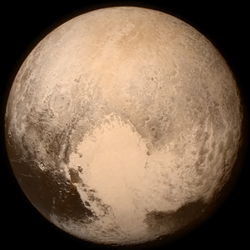 Pluto (imagines a Speculatro spatiali Novis Horizontibus captae die 13 Iulii 2015