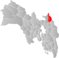Kart over Eidsvoll