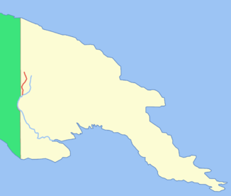 Location of Ok Tedi