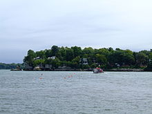 View of the island from South Bass