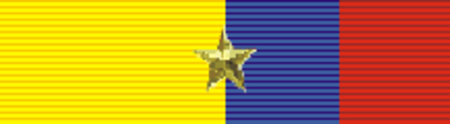 Fail:Order of Abdón Calderón 1st Class (Ecuador) - ribbon bar.png