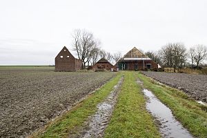 Oprit tijdens de restauratie in 2007