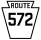 Pennsylvania Route 572 markør