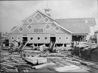 Perley and Pattee's Sawmill at the Chaudière Falls