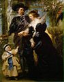 „Rubensas ir Elena Formen su vienu iš vaikų“, apie 1637 m., Metropoliteno meno muziejus