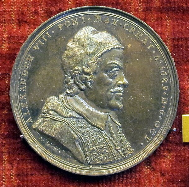 File:Philipp Heinrich Müller, medaglia di alessandro VIII, 1689, arg.jpg