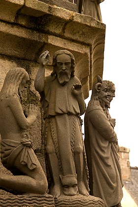 Jesus baptized by John the Baptist