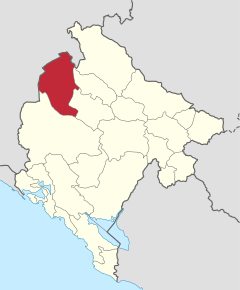 Pluzine ใน Montenegro.svg