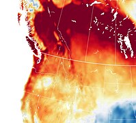 May 18 (2): Heatwave in North America - Temperature anomalies for May 15, 2023