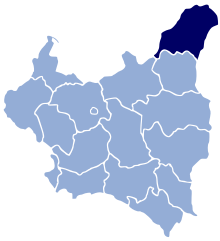 Polen Voivodeships administrativ divisjon 1930 Wilno Voivodeship.svg