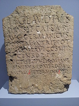 <span class="mw-page-title-main">Claudian letters</span> Three new letters of the Latin alphabet introduced by Roman Emperor Claudius