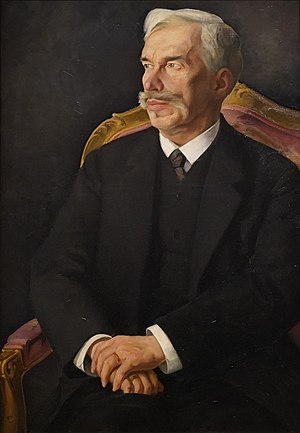 Portrait of Sergei Shchukin. Dmitri Melnikov. 1914 - 51807806114 (cropped).jpg
