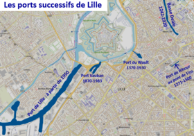 Ports successifs de Lille