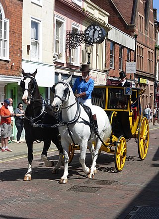 <span class="mw-page-title-main">Post chaise</span> Horse-drawn traveling coach