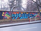 Praha - Dejvice, Generála Píky, graffiti