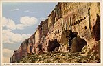 Thumbnail for File:Prehistoric Cliff Dwellings, Pueblo of Puye, Fred Harvey (NBY 19897).jpg