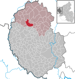 Kaart van Pronsfeld