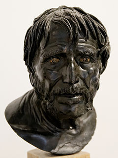 <i>Pseudo-Seneca</i> Roman bronze bust