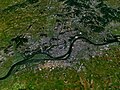 Satellite image of Pyongyang