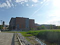 Quincy High School, located at 100 Coddington Street, Quincy, Massachusetts. North side of building shown.