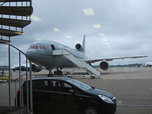 Lockheed TriStar à la RAF Brize Norton, se préparant à effectuer un vol à destination de la RAF Ascension Island.