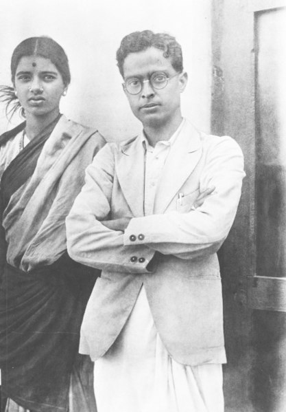 R. K. Narayan with his wife Rajam, c. 1935