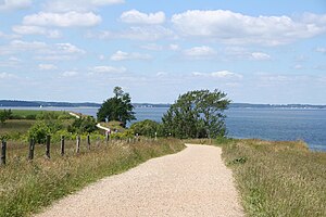 Fahrradweg an der Lübeckerbucht