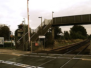 Rainham level crossing road interchange