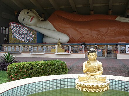 Reclining Buddha in Wat Photivihan, Kelantan.