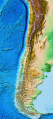 Relief Map of Chile 2