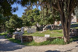 Remains of the Choragic Monument of Nicias on March 12, 2020.jpg