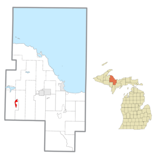 <span class="mw-page-title-main">Republic, Michigan</span> Census-designated place & unincorporated community in Michigan, United States